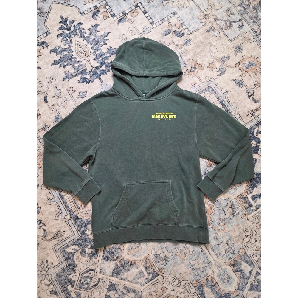 McKevlin's Surf Shop Youth Large Green Folly Beach South Carolina Hoodie